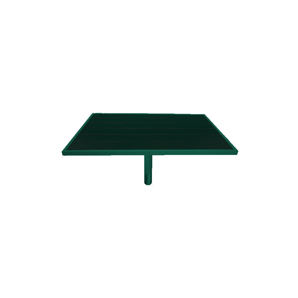 Urban Dining Table Series — Metal Powder Coat — S29 Green — digitally rendered color preview