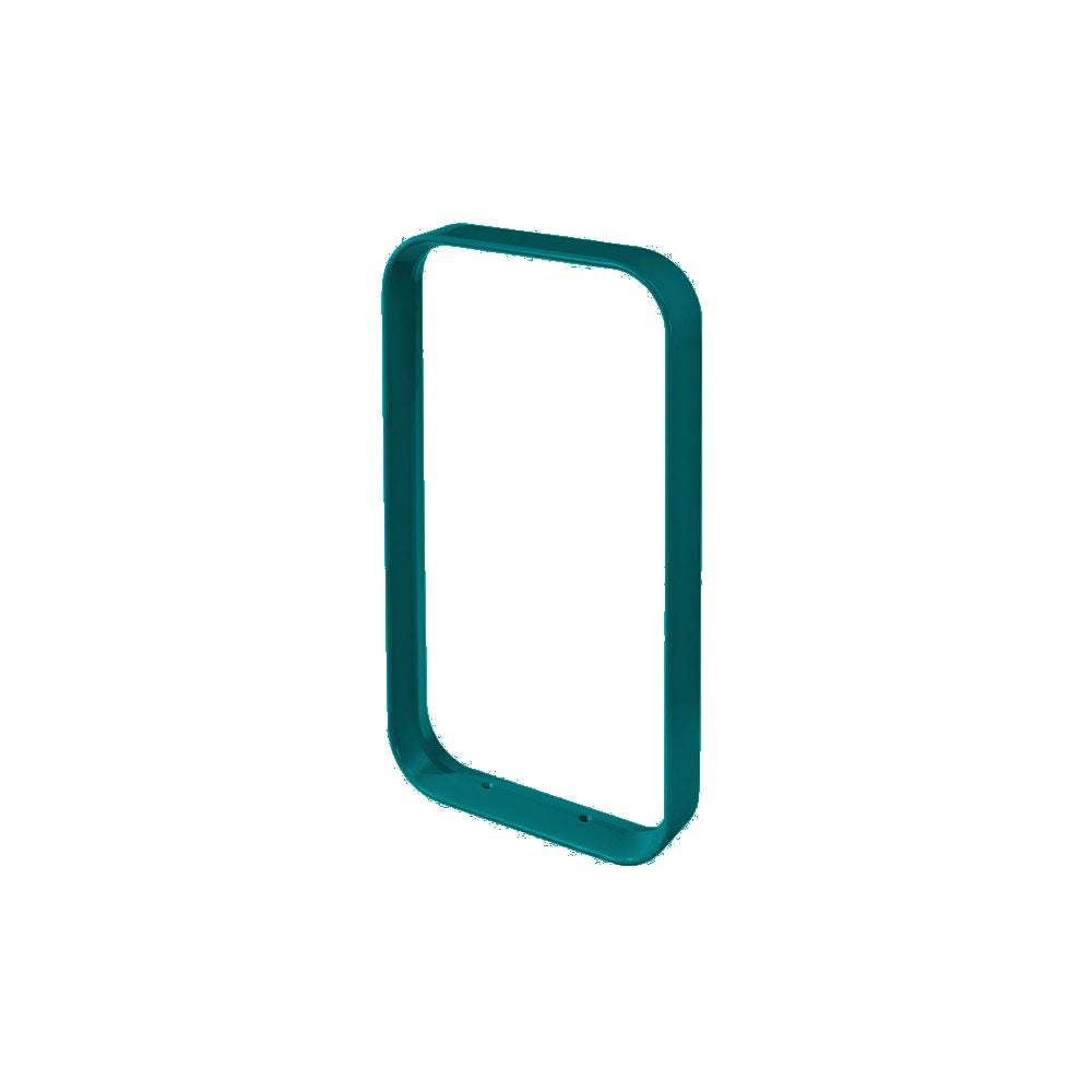 DF6575 Collaboration Loop Bike Rack — Metal Powder Coat — S8 Teal — digitally rendered color preview