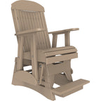 LuxCraft 2' Classic Balcony Glider (2CPBAG) - 2CPBAGWW 2' Classic Balcony Glider (Weatherwood)