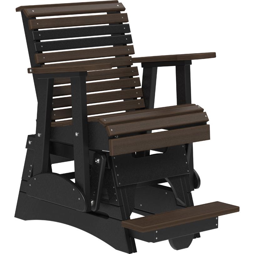 LuxCraft 2' Plain Balcony Glider Chair