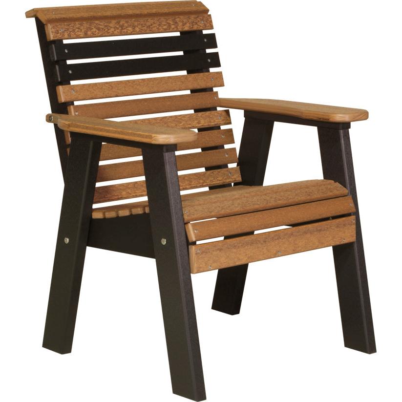 LuxCraft 2' Plain Bench Arm Rollback