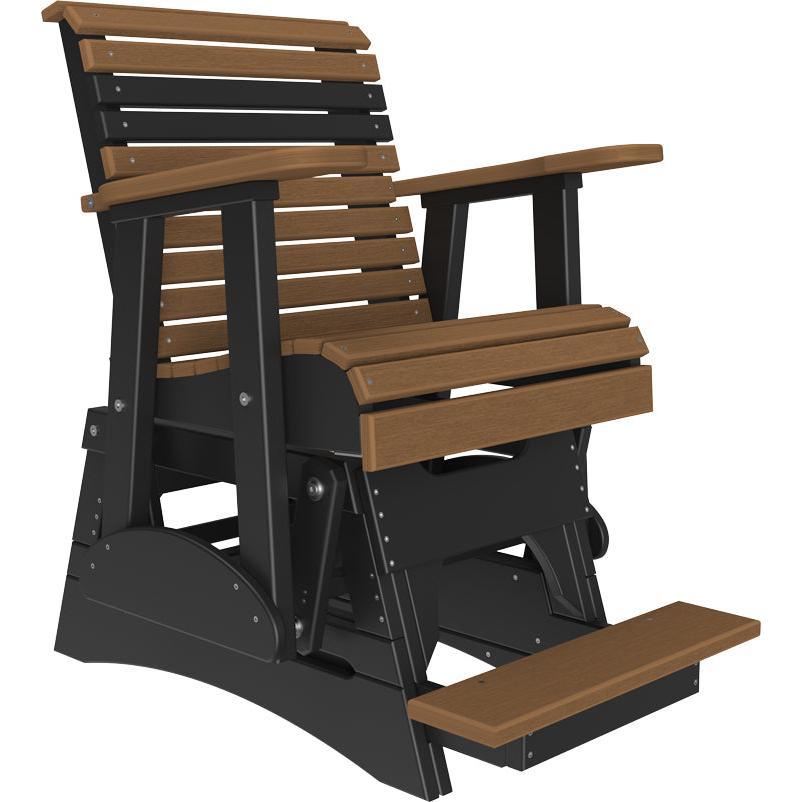 LuxCraft 2' Plain Balcony Glider Chair