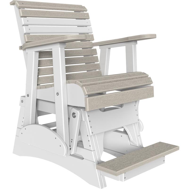 LuxCraft 2' Plain Balcony Glider Chair