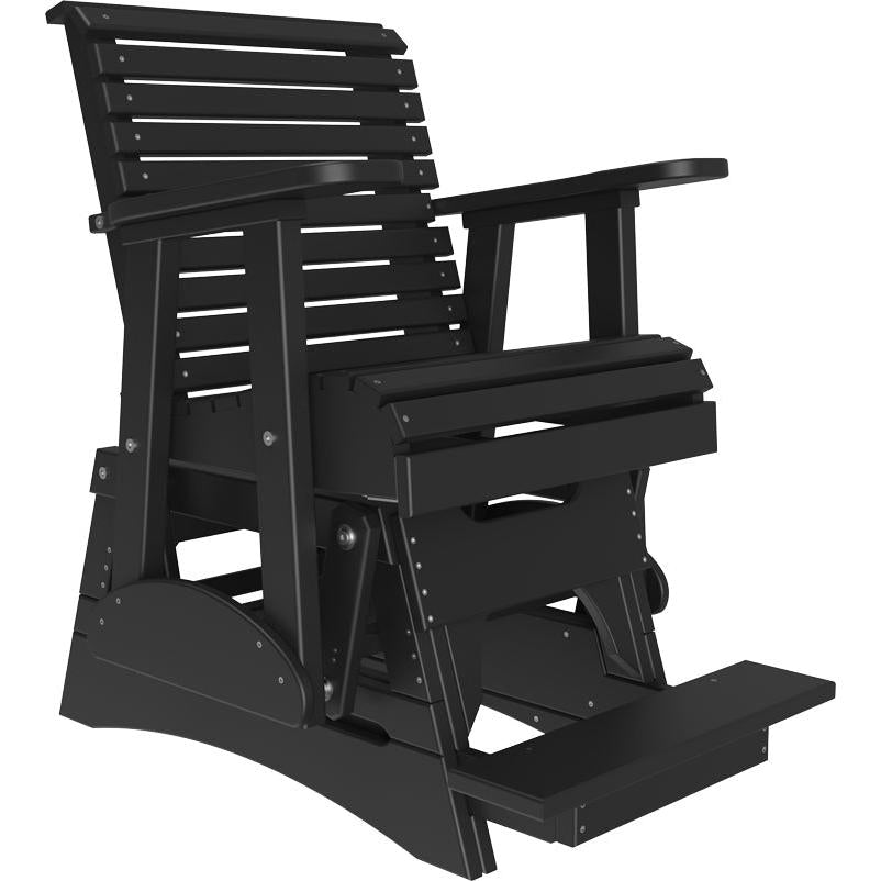LuxCraft 2' Plain Balcony Glider Chair