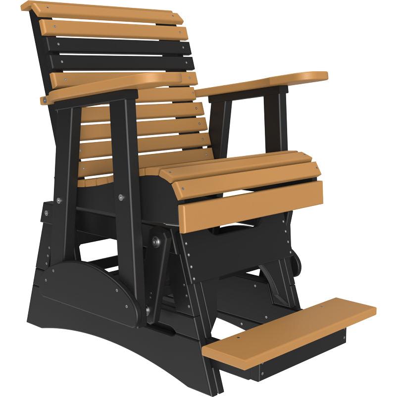LuxCraft 2' Plain Balcony Glider Chair