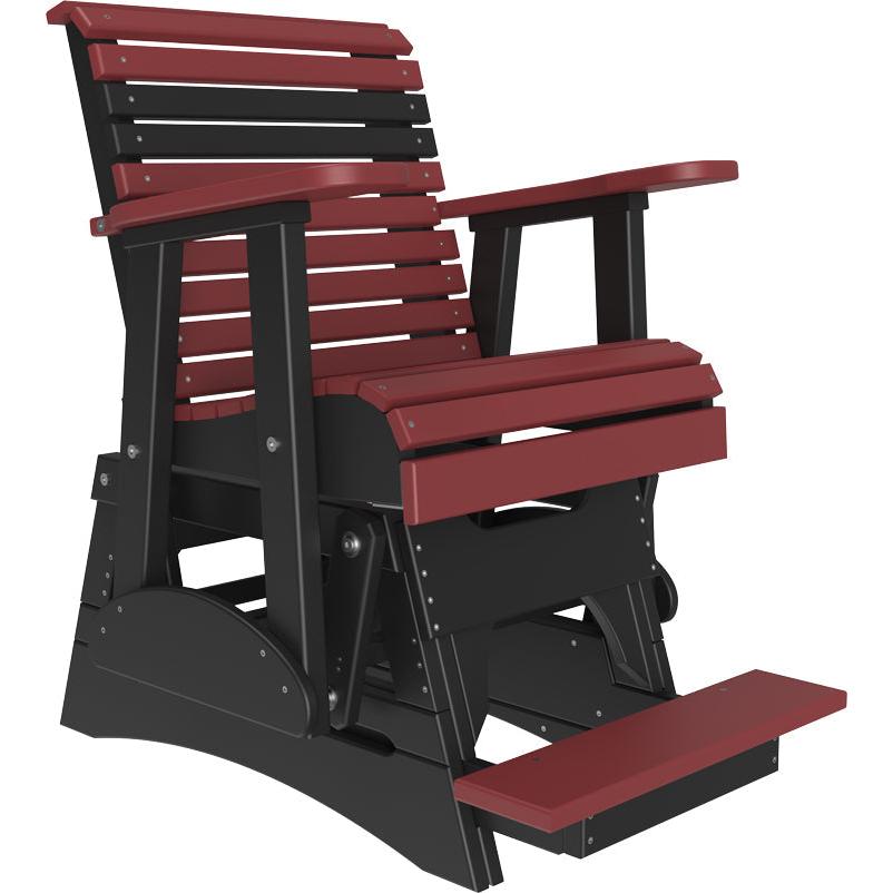 LuxCraft 2' Plain Balcony Glider Chair