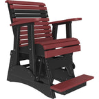 LuxCraft 2' Plain Balcony Glider Chair