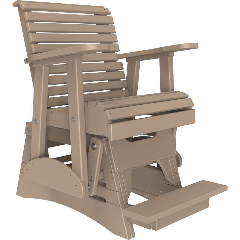 LuxCraft 2' Plain Balcony Glider Chair