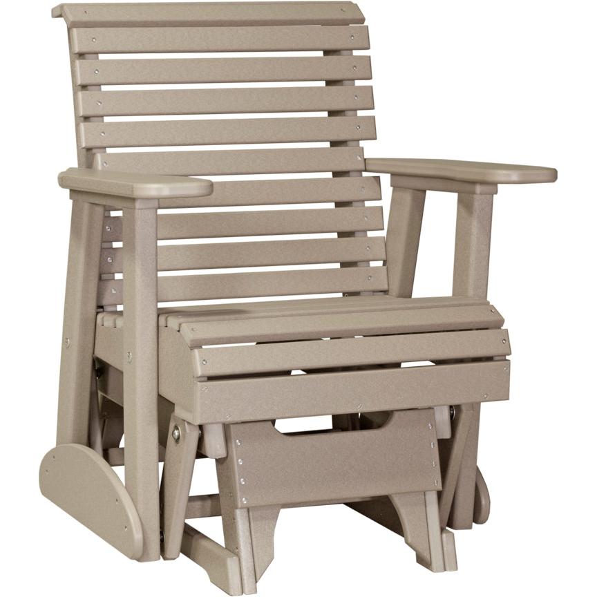 LuxCraft 2' Plain Poly Glider Chair