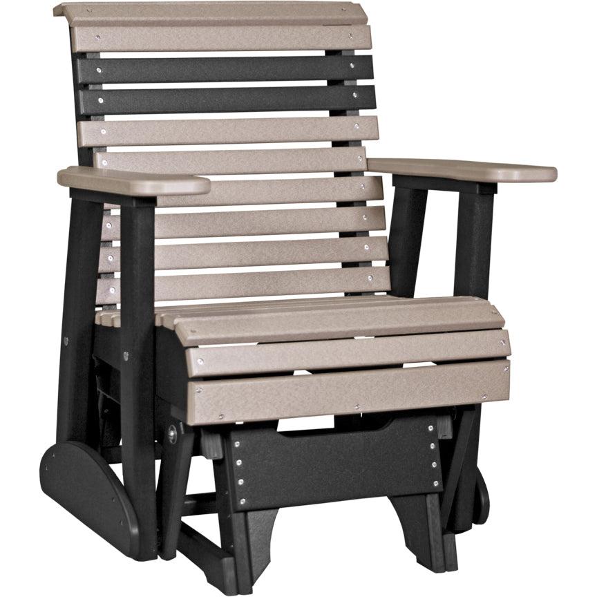 LuxCraft 2' Plain Poly Glider Chair