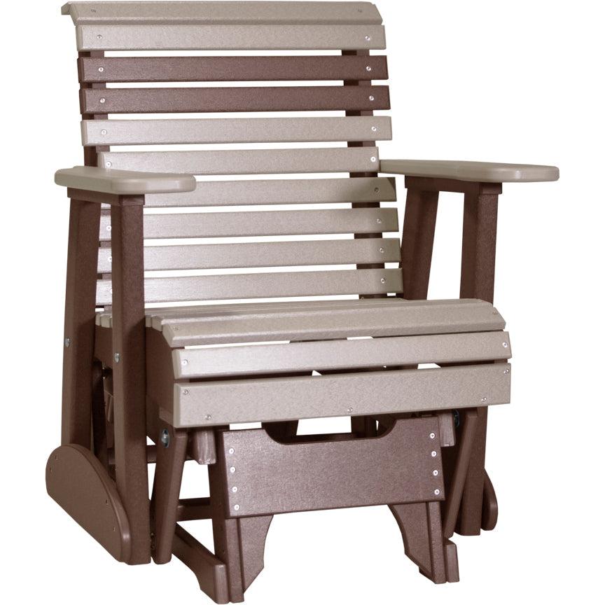 LuxCraft 2' Plain Poly Glider Chair