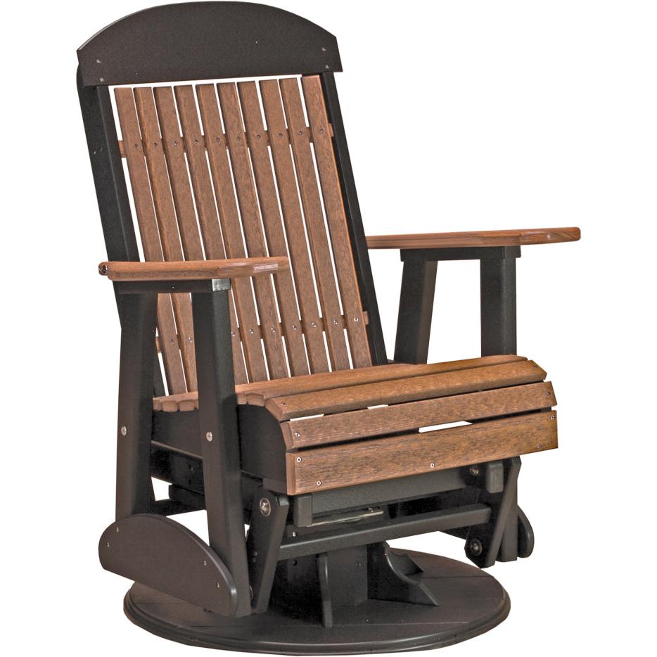LuxCraft 2' Classic Swivel Glider Highback Chair