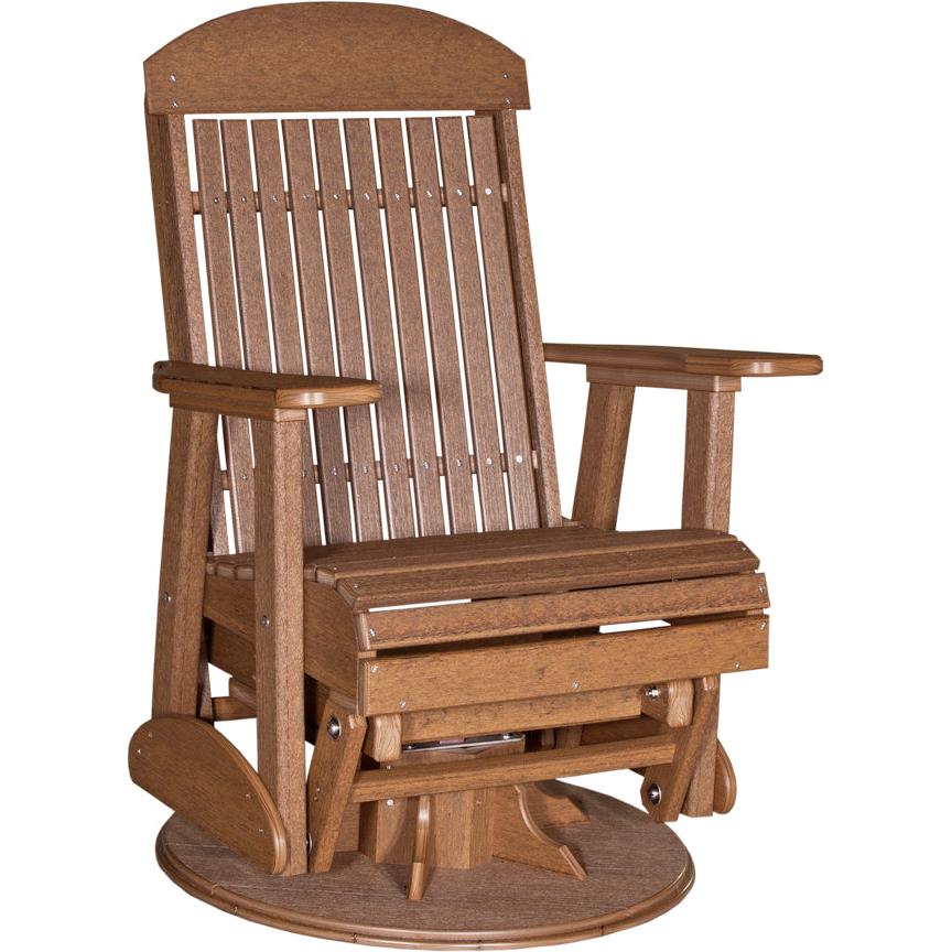 LuxCraft 2' Classic Swivel Glider Highback Chair