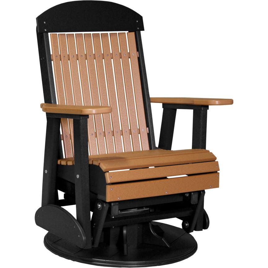 LuxCraft 2' Classic Swivel Glider Highback Chair