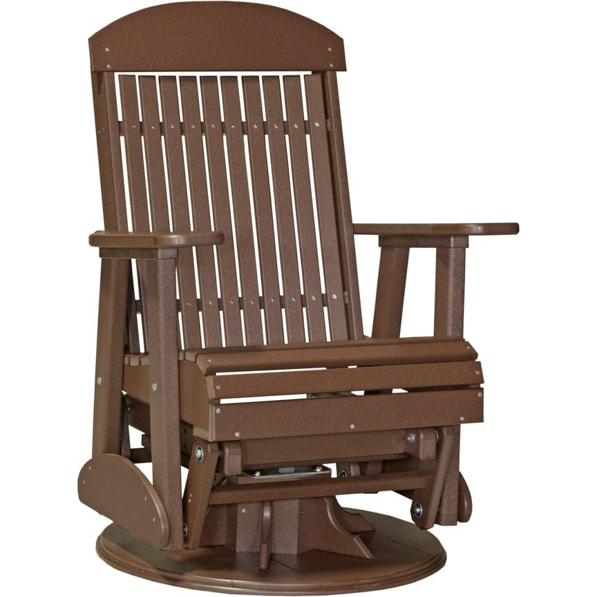 LuxCraft 2' Classic Swivel Glider Highback Chair