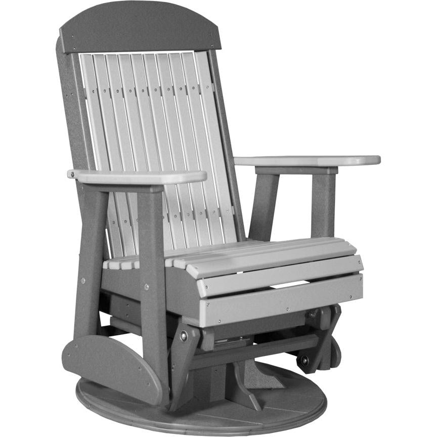 LuxCraft 2' Classic Swivel Glider Highback Chair