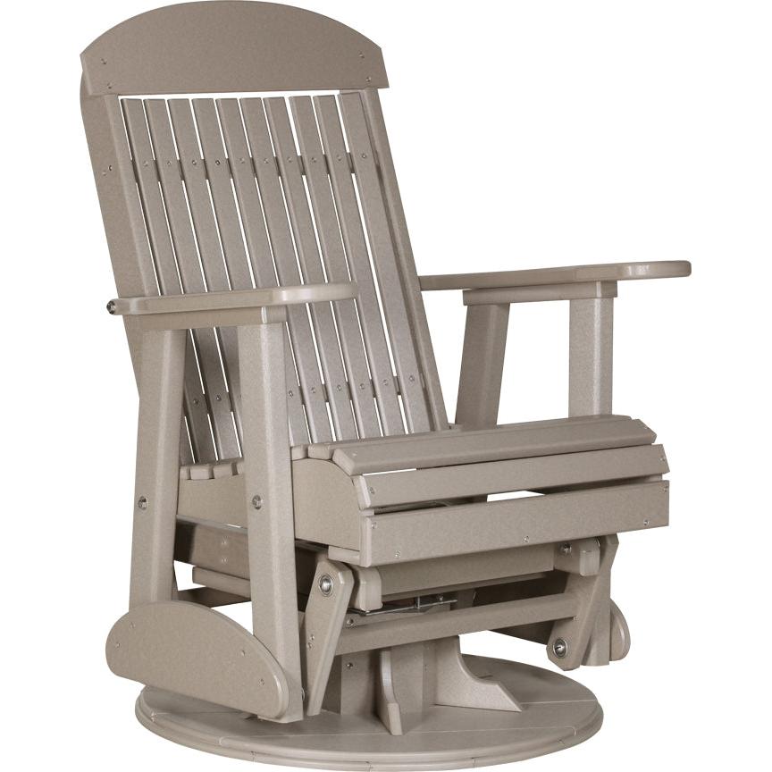 LuxCraft 2' Classic Swivel Glider Highback Chair