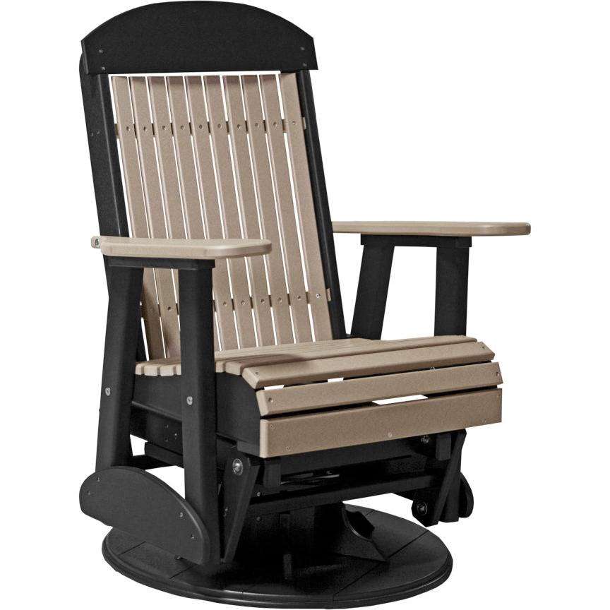 LuxCraft 2' Classic Swivel Glider Highback Chair