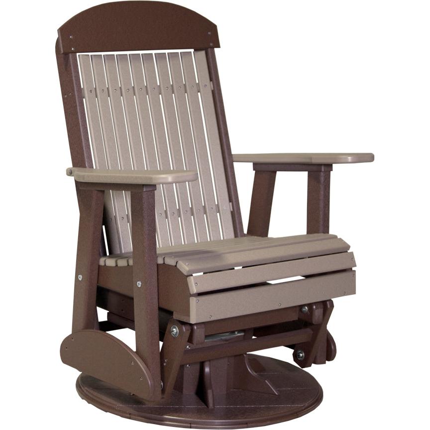 LuxCraft 2' Classic Swivel Glider Highback Chair