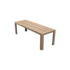 2229 Urban Dining Bench — Metal Powder Coat — S44 Putty — digitally rendered color preview