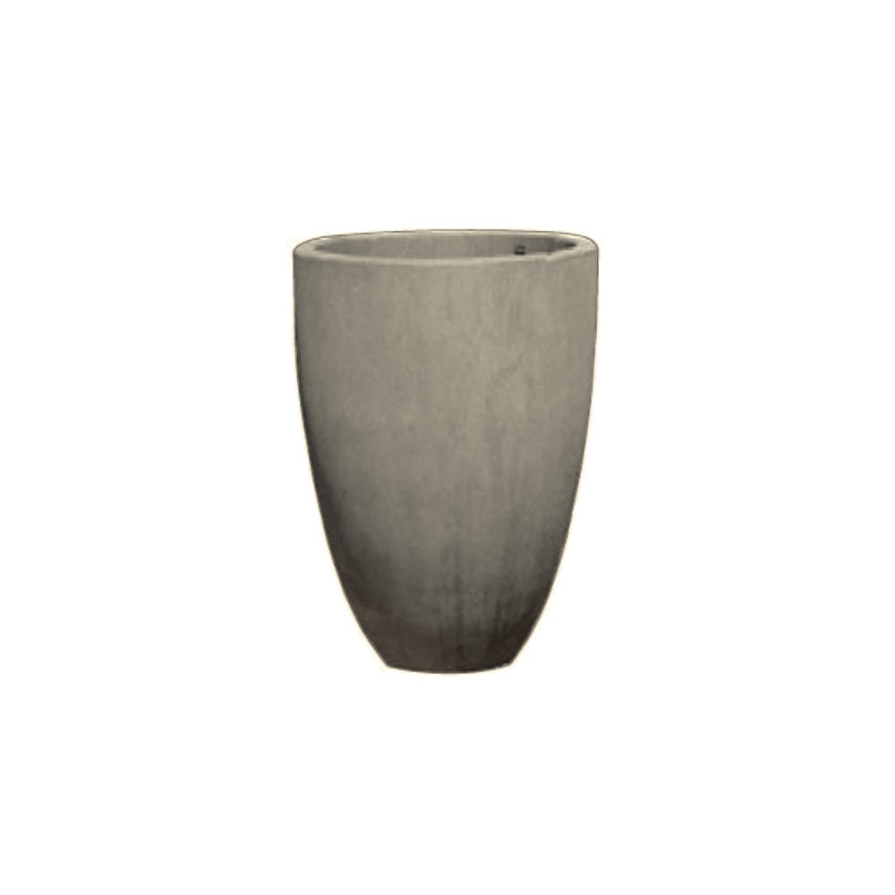 TF4086 VCC Series Round Concrete Planter — Acid Wash — A20 White — digitally rendered color preview