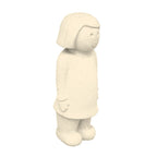 TF6316 Concrete Girl Bollard — Weatherstone — W20 White — digitally rendered color preview