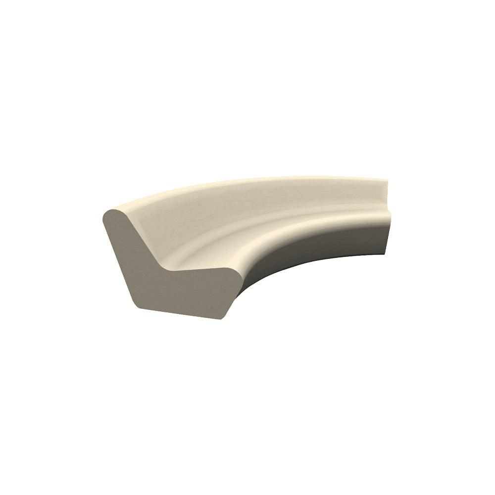 ZB.IO.01 Inside End Bench — Weatherstone — W20 White — digitally rendered color preview