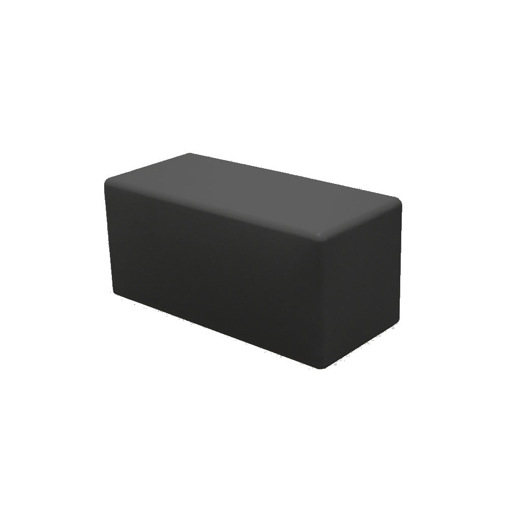2402 Plastic Bench — Plastic — 10 Charcoal — digitally rendered color preview
