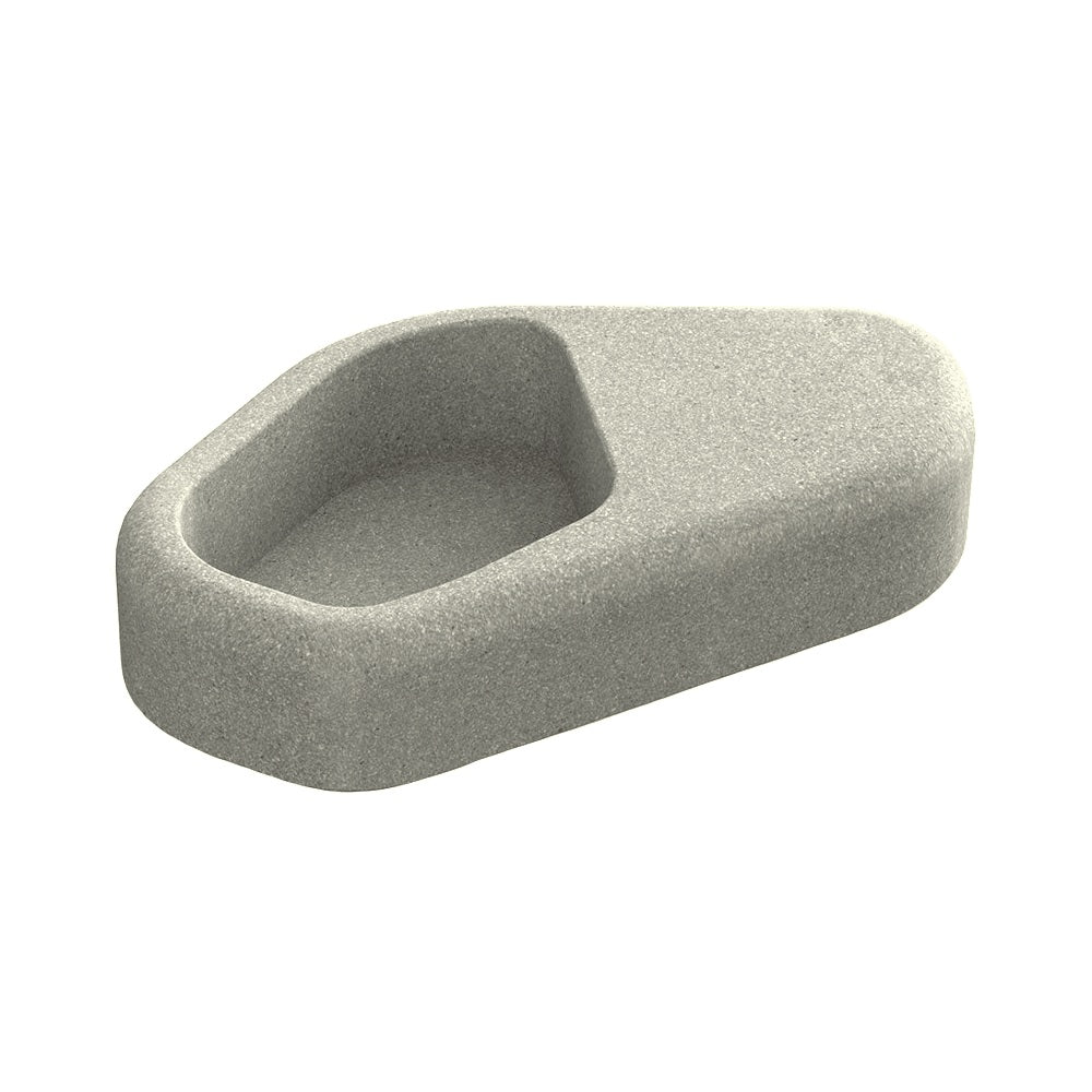 ZB.NU.03 Concrete Planter — Weatherstone — W30 Star — digitally rendered color preview