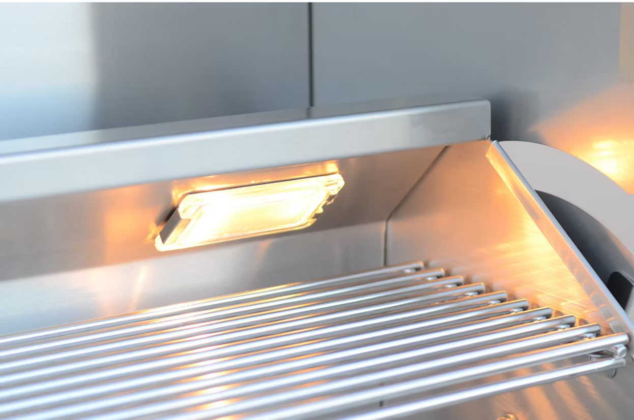 Kokomo 5 Burner 40 Inch Cart Model BBQ Grill With Lights & Locking Casters