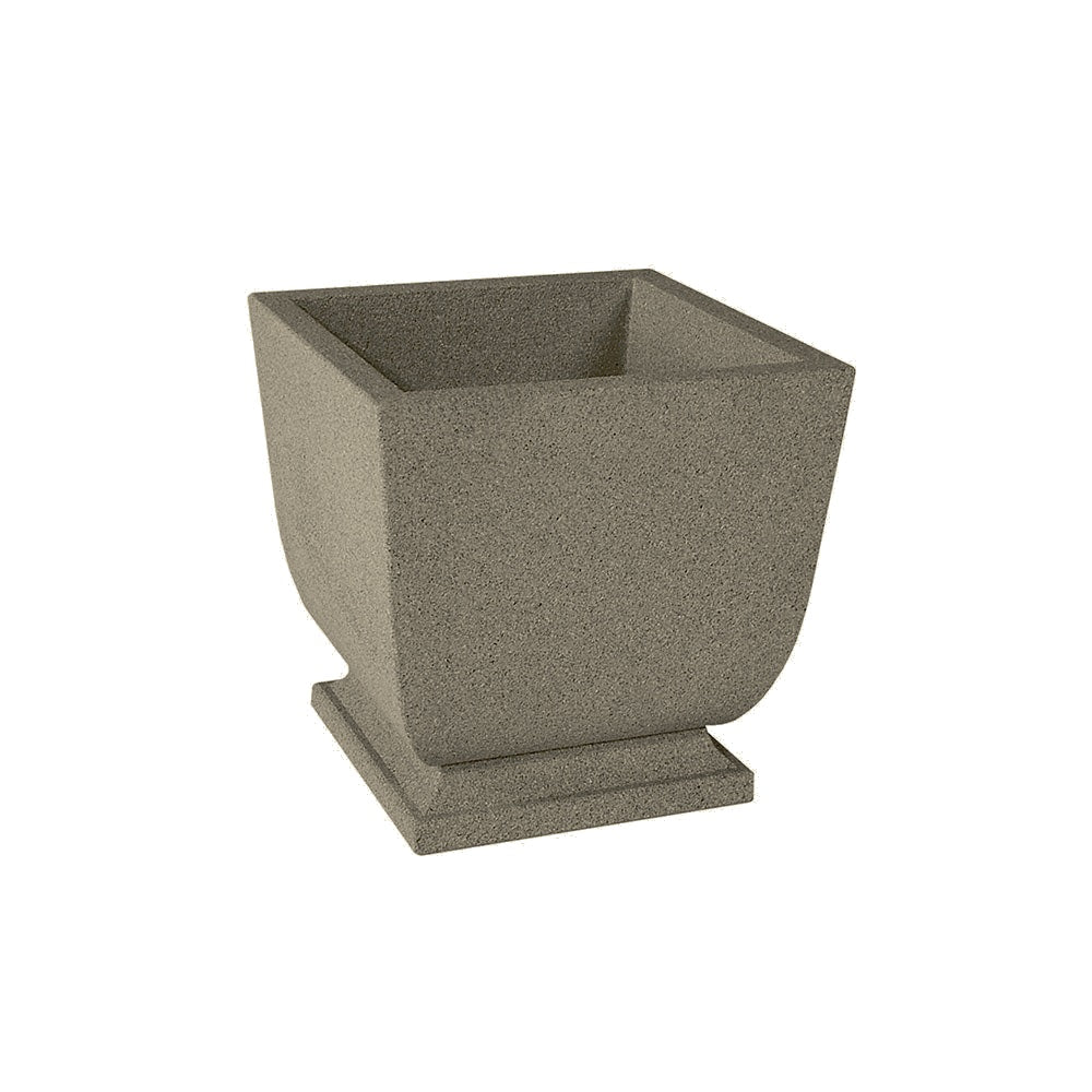 WS450 Square Concrete Planter — Weatherstone — W23 Gray — digitally rendered color preview