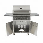 Whistler 28-Inch 3-Burner Gas Grill with Rear Infrared Burner, Grill Lights, Rotisserie Kit & Cover