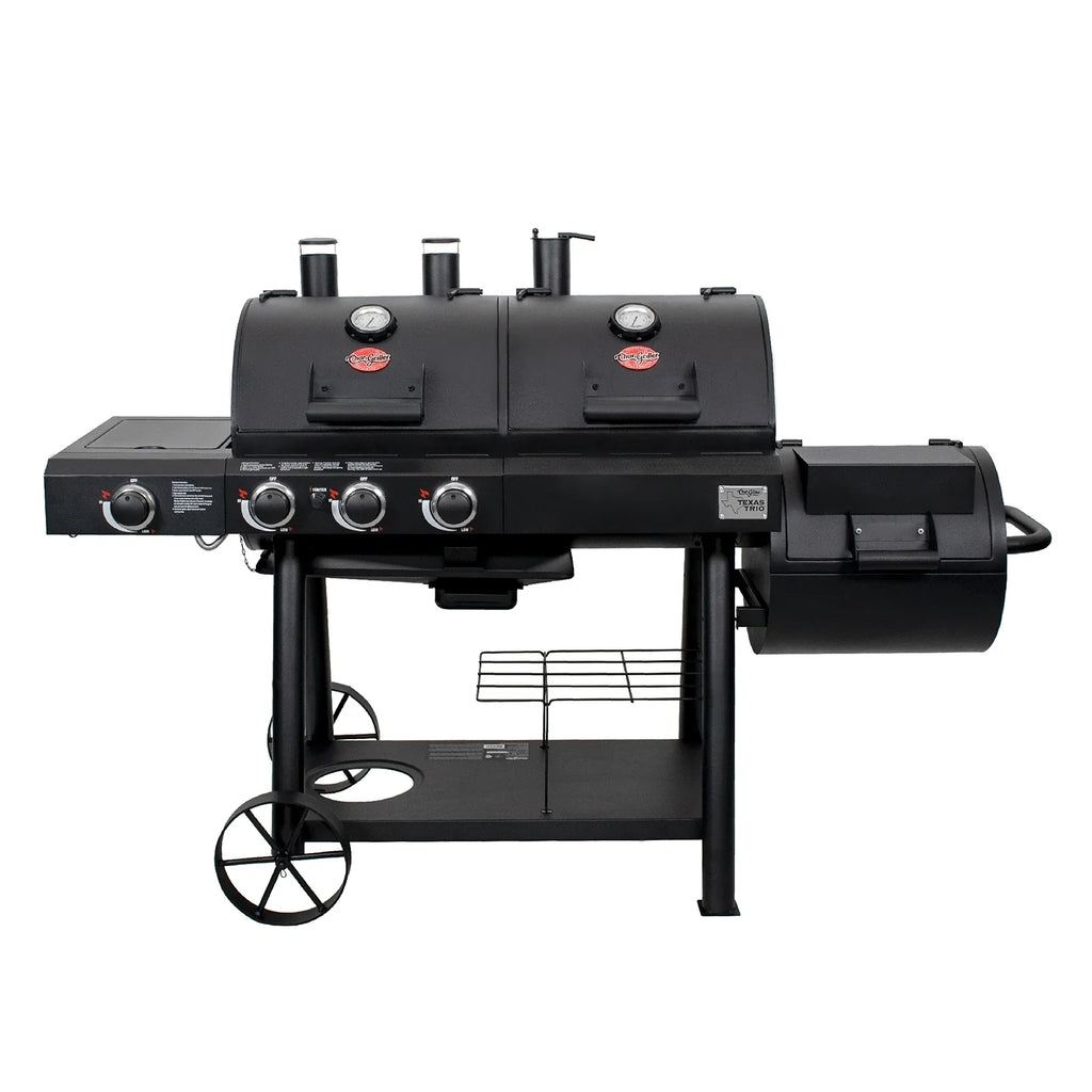 Char-Griller Texas Trio Gas & Charcoal Grill 3070