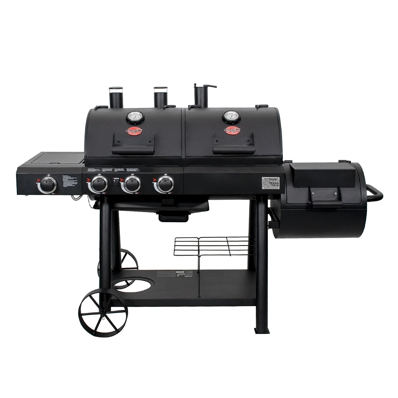 Char-Griller Texas Trio Gas & Charcoal Grill 3070