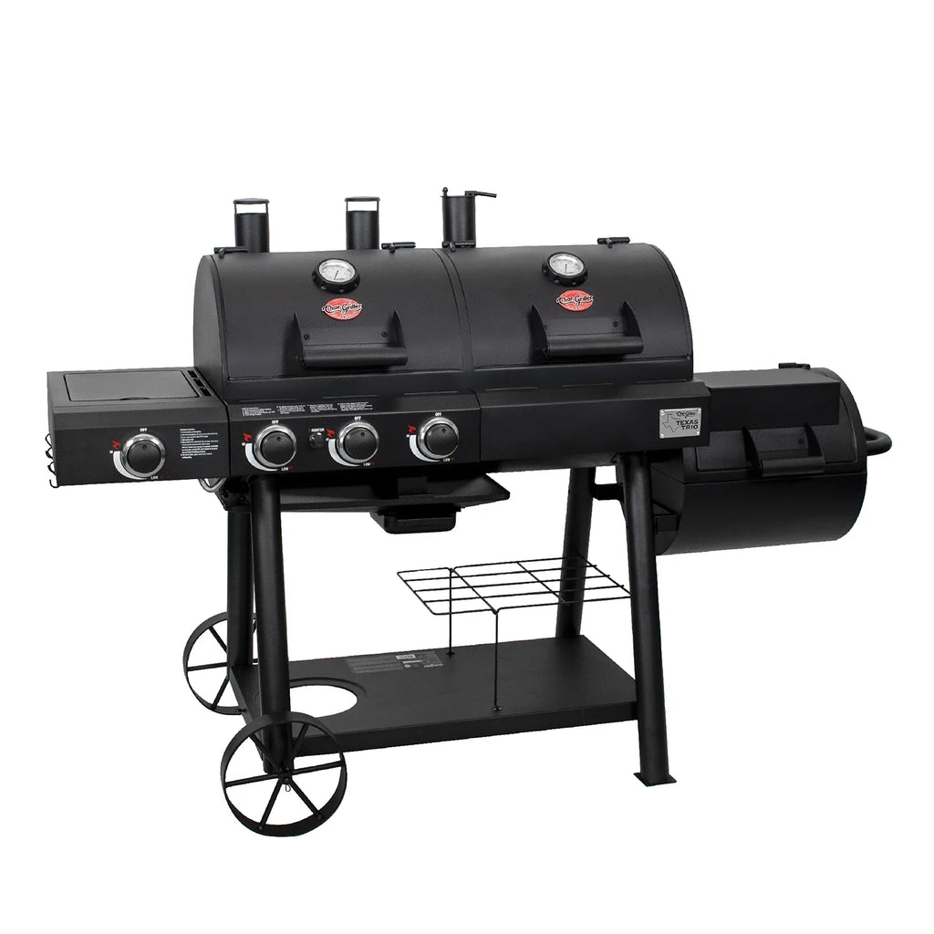 Char-Griller Texas Trio Gas & Charcoal Grill 3070