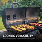 Char-Griller Texas Trio Gas & Charcoal Grill 3070