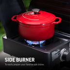 Char-Griller Texas Trio Gas & Charcoal Grill 3070