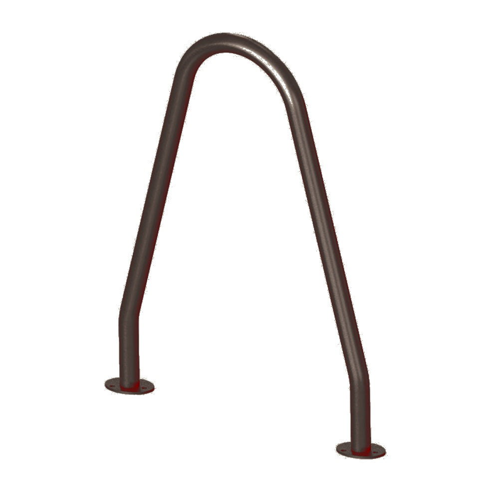 MF9026 Surface Mount Bola Bike Rack — Metal Powder Coat — 84 Beige — digitally rendered color preview