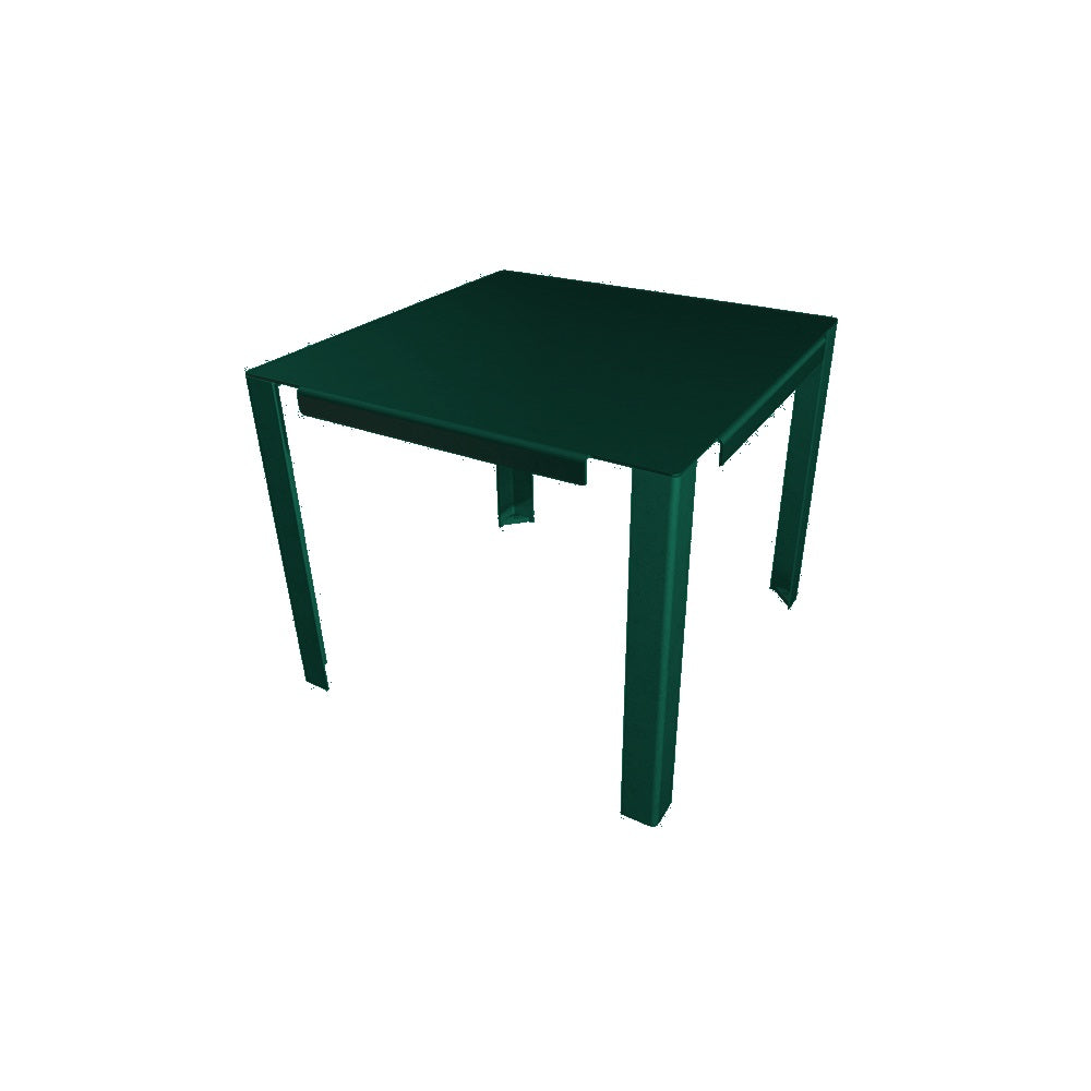 WS213 Steel Dining Table — Metal Powder Coat — S29 Green — digitally rendered color preview