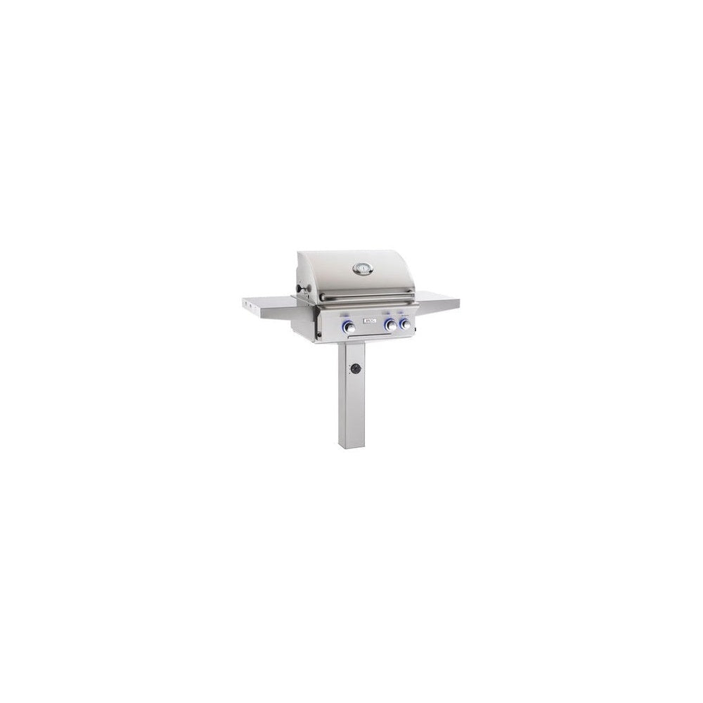 AOG 24-inch L-Series Grill with In-Ground Post Complete - 24NGL | normalized white 1000x1000 | key:6ad0c10fcdfd04d256bc | trimmed outer whitespace | white 1000x1000 | key:33acb126535697b8e616