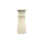 WS6125 Concrete Bollard — Acid Wash — A20 White — digitally rendered color preview