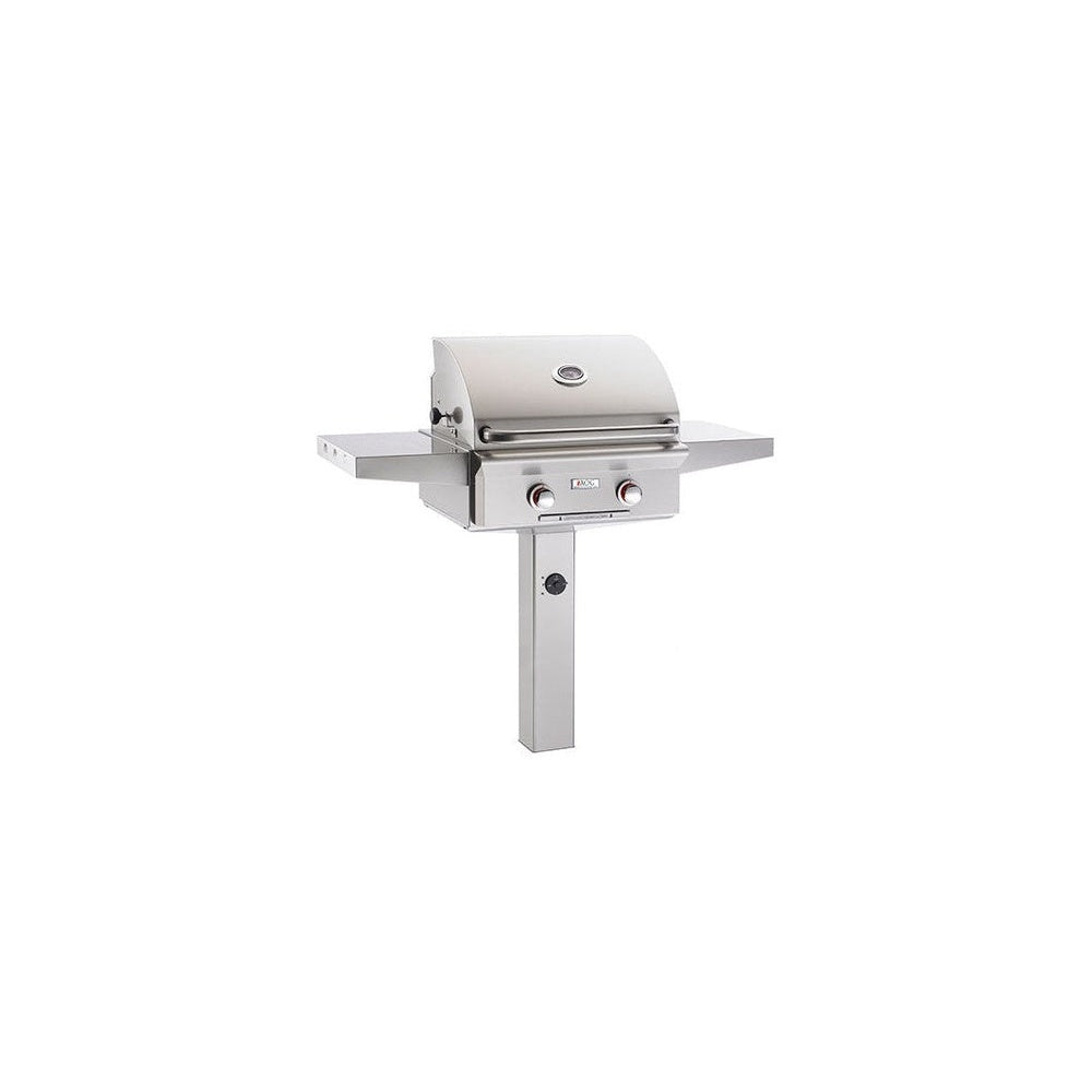 AOG 24-inch T-Series Grill with In-Ground Post Only - 24NGT-00SP | normalized white 1000x1000 | key:17050d4b560fc15ef3bb | trimmed outer whitespace | white 1000x1000 | key:34a7634471ada71265f7