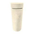 TF6017 Concrete Bollard with Reveal Line — Acid Wash — A20 White — digitally rendered color preview
