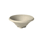 WS435 Round Concrete Planter — Acid Wash — A20 White — digitally rendered color preview