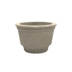TF4051 Dish Concrete Planter — Weatherstone — W20 White — digitally rendered color preview