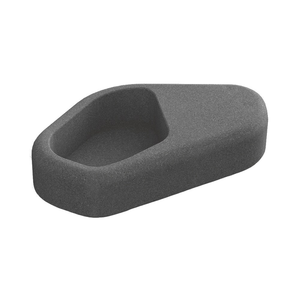 ZB.NU.03 Concrete Planter — Acid Wash — A26 Charcoal — digitally rendered color preview