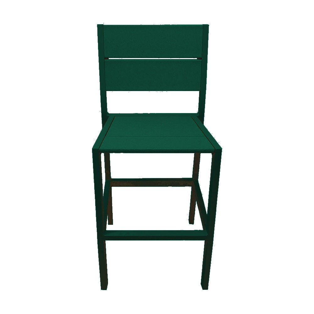 2316 Lorna HT Dining Chair — Metal Powder Coat — S29 Green — digitally rendered color preview