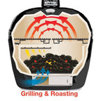 Primo Grills Oval Junior All-In-One Kamado Grill PGCJRC