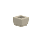 WS9113 Our Town Square Planter End — Weatherstone — W20 White — digitally rendered color preview