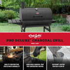 Char-Griller Pro Deluxe Charcoal Grill E2827